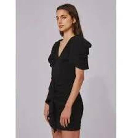 C/MEO Collective Women’s Medium Black Soaked Short Sleeve Mini Dress - Picture 2 of 10